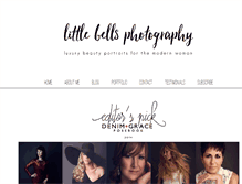 Tablet Screenshot of littlebellsphotography.com